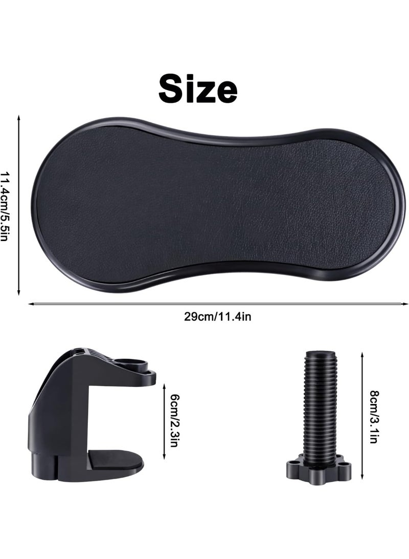 Ergonomic Adjustable Computer Desk Extender, Computer Armrest Wrist Rest, Keyboard Wrist Rest Mouse Pad Wrist Support for Home Office Computer Laptop Work - Image 3